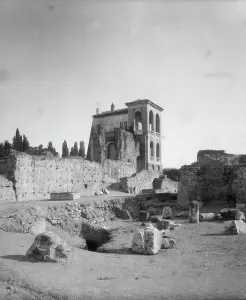 Ancient Rome Politics Drucke: View of Caesar's Library