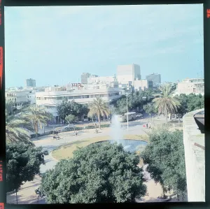 Tel Aviv Skyline Drucke: View of Dizengoff Circle