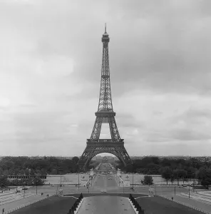European Icon Drucke: View of Eiffel Tower