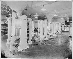 Industrial Equipment Images Drucke: View of Pasteurization Exchangers