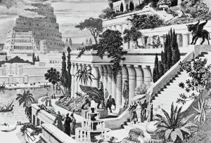 Darstellung der Hängenden Gärten von Babylon