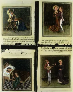 Medieval Illus Of Classic 4 Temperaments