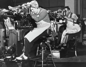 Women In The Workforce 1940s Drucke: Working Side by Side