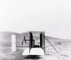 Wilbur Wright Drucke: Wright Flyer in Profile