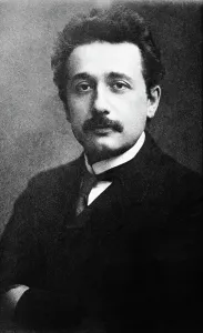 Drucke von Albert Einstein veröffentlichte im Jahr fünf Papiere, darunter einen, der seine Theorie der Relativität einführt Pioniere der Wissenschaft: Jung Albert Einstein