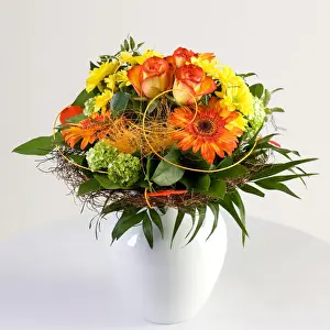 Multicolored Flowers Drucke: Bouquet