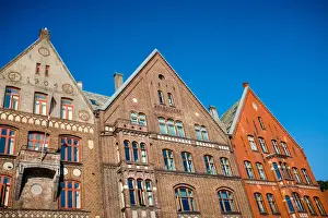 Bergen Cityscape Photography Drucke: Bratten building