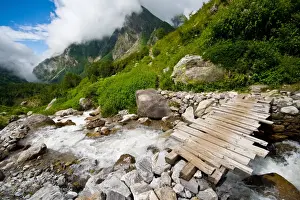 Himalayas Landscape Photography Drucke: Bridge to paradise