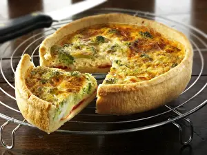 Brassica Oleracea Drucke: Broccoli Quiche