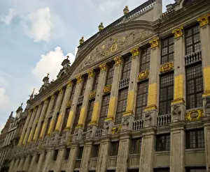 Grand Place Architecture Drucke: Brussels Guild Hall