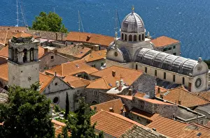 Sibenik Cathedral Drucke: Building of St. Jacobs cathedral