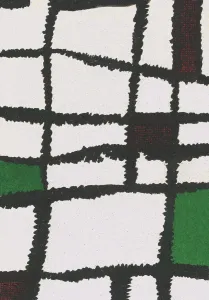 Geometrische Abstraktion mit dynamischen Farben und Muster