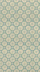 Geometrische Abstraktion mit farbenfrohen Mustern