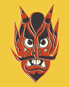 Single Object Fine Art Prints Drucke: Angry Devil