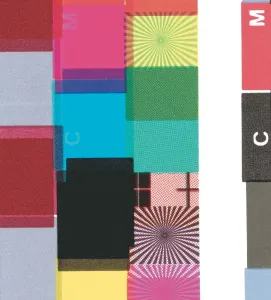 Drucke von Ein Muster aus Blöcken, das die Augen fängt und in eine Welt der Farben und Formen entführt. Die Kombination von Kontrast und Harmonie erzeugt ein Gefühl von Balance und Ordnung Eine Sammlung Dekorativer, Farbenfroher Musterdesign-Illustrationen, In Denen Linien, Formen Und Gestalten Wiederholt Werden Drucke: Blockmuster-Abstraktion