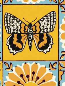 Schmetterlingsmuster in einer faszinierenden Kunstillustration