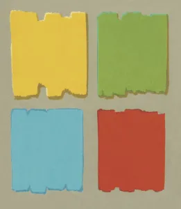 Abstract Background Designs Drucke: Color Block Pattern