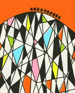 Drucke von Krankes Riesenrad von CSA-Printstock ist ein faszinierendes Stück abstrakter Kunst Abstrakte Kunst Drucke: Brauner Riesenradillustration