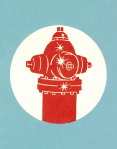 Captivating Fine Art Prints Drucke: Fire hydrant