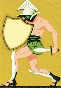 Adult Art Illustrations Drucke: Gladiator