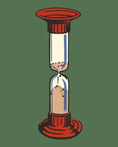 Single Object Fine Art Prints Drucke: Hourglass Timer
