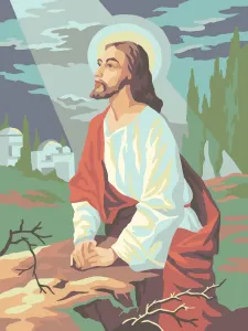 Jesus Gemälde nach Zahlen - Eine faszinierende Kunstillustration