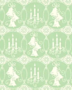 Vintage Inspired Artwork Drucke: Light Green Pattern