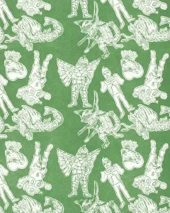 Fantasy Creature Illustrations Drucke: Monster pattern