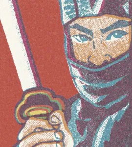 Bild von Ninja Warrior - Faszinierende Kunstillustration