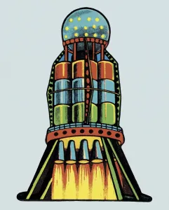 Bild eines Raketenstarts