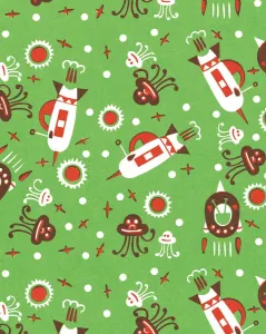 Pop Art Illustrations Drucke: Rocket pattern
