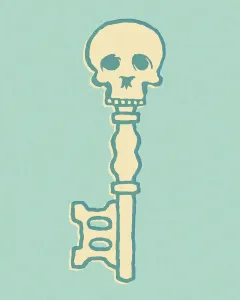 Single Object Fine Art Drucke: Skeleton