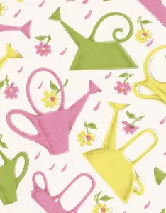 Watering Can Illustration Drucke: Watering can pattern