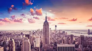 Empire State Building View Drucke: Centerpiece