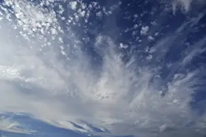 Blue Cloud Formations Drucke: Cirrus clouds