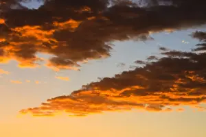 Cloudy Evening Skies Drucke: Cloud formations, evening sky, Namibia