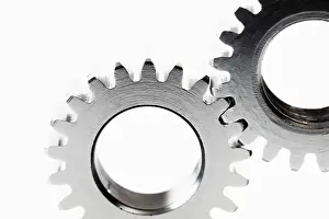 Cogwheel Detail Drucke: Two cog wheels, detail