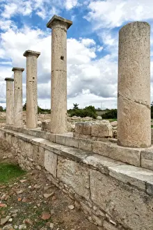 UNESCO World Heritage Site Cyprus Drucke: Columns