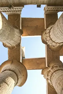 Aswan Egypt Landmarks Drucke: Columns of the Temple of Isis
