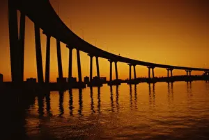 Vintage Bridge Images Drucke: Coronado Bridge