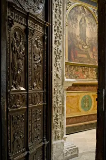 Christian Iconography Photography Drucke: Cuenca, Gothic Cathedral