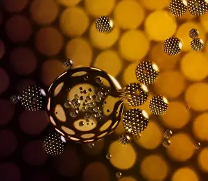 Abstract Oil Painting Drucke: Death of a bubble