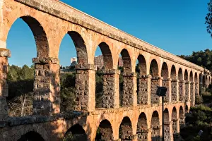Roman Aqueducts In Spain Drucke: Devilas Bridge in Tarragona