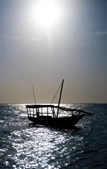 Die Dhow-Silhouette