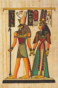 Horus und Nefertiti