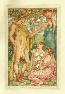 Herkules und die Zöpfchen der Nymphen - Griechische Mythologie