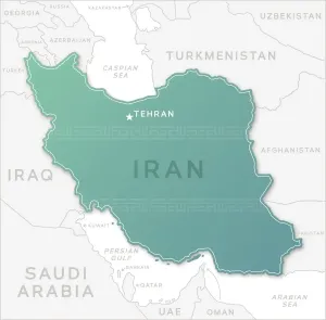 Iranische Karte
