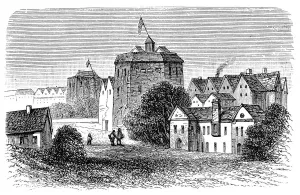Iconic British Landmarks Drucke: The Original Globe Theatre