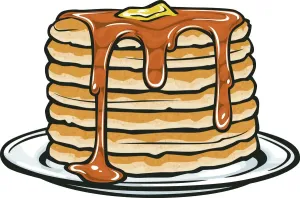 Pfannkuchenhaufenillustration