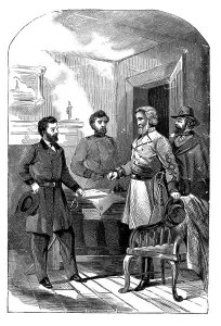 Robert E Lee Surrender Drucke: Robert E. Lee surrender to Grant